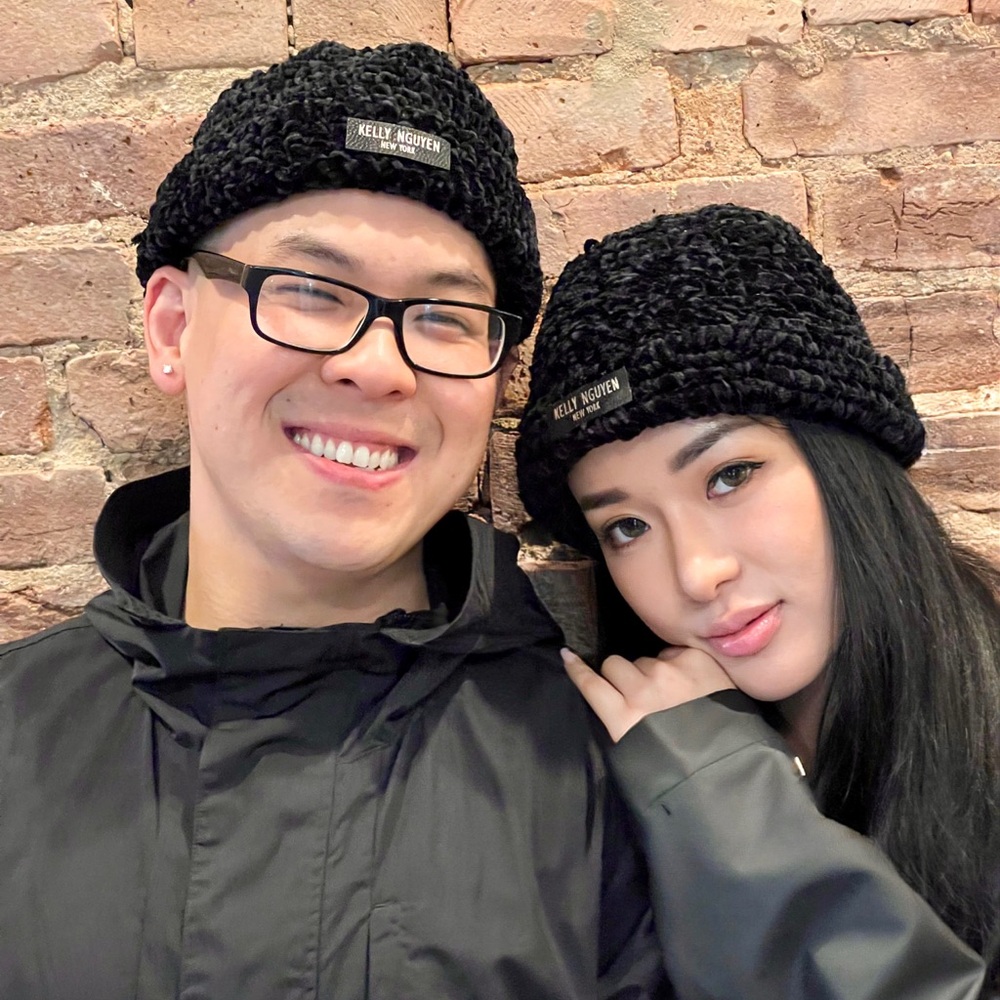 Unisex Velvet Knit Beanie Double Sided Knitted Unisex Ribbed Super Soft Stretchy